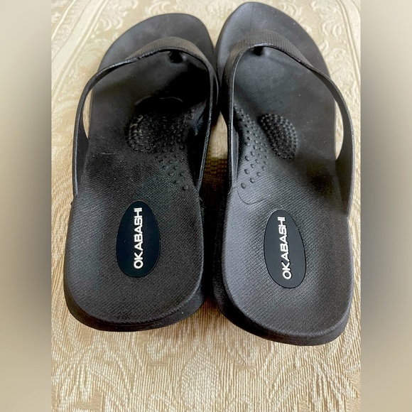 Okabashi Flip Flop Sandals Back - Picture 3 of 6